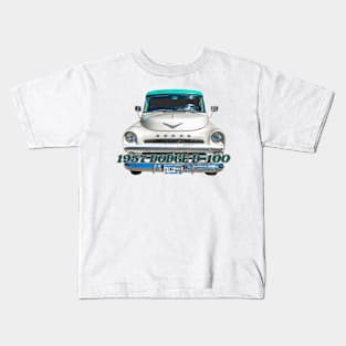 1957 Dodge D-100 Sweptside Pickup Truck Kids T-Shirt